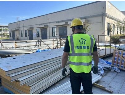 山東綠葉制藥6900立方米自動化高架陰涼庫建設(shè)工程案例