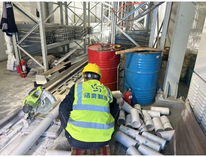 山東綠葉制藥6900立方米自動化高架陰涼庫建設(shè)工程案例