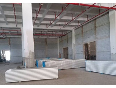 安徽翔威供應鏈14500m3保稅區(qū)冷鏈物流冷庫工程建造案例